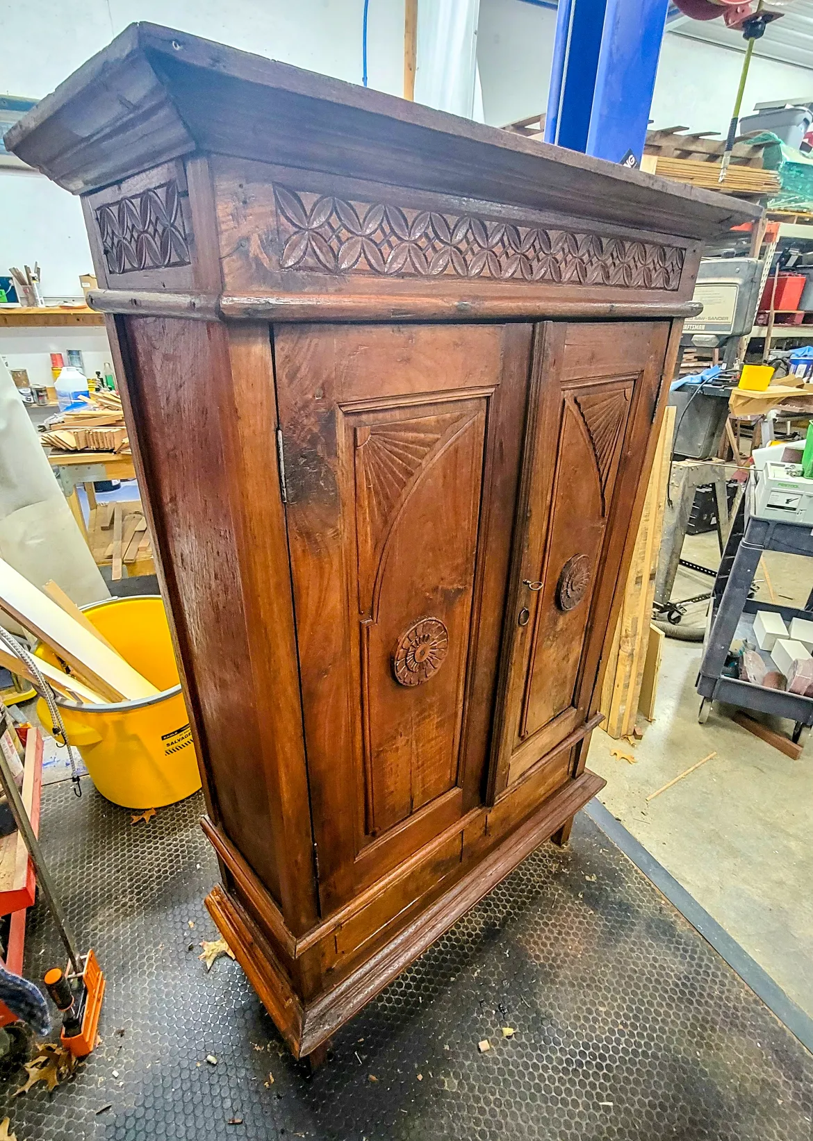 Antique Cupboard Refurbish Complete Picture 2 of 3